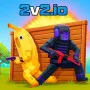 2v2.io is an intense 3D survival shooter game. You will scavenge and build defenses in a relentless battle royale. Your main goal is simple survival; you must outlast all other teams. The game delivers high adrenaline tension.