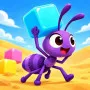 Guide colorful ant groups through pixel puzzles in Ant Flow. Choose smart orders, protect your five slots, clear every block, and use boosters when needed.