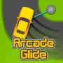 Master the art of the sling drift in Arcade Glide. Navigate an endless neon track using a unique grappling hook mechanic. Stay on the path and survive to achieve a global high score.