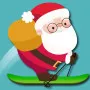 Avalanche Santa Ski Xmas is a fun arcade game about surviving on a mountain. You play as Santa Claus on a fast pair of skis. A giant wall of snow is chasing you down the hill. This happens because the Grinch made a loud noise to start an avalanche.