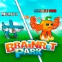 Create a bizarre zoo in Brainrot Park. You navigate a park to hatch and upgrade various meme-inspired creatures while optimizing your coin production.