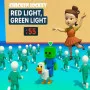 Chicken Jockey: Red Light Green Light is a thrilling survival game. The game combines Minecraft-inspired visuals with classic playground challenges. You control the iconic Chicken Jockey, a small zombie riding a brave chicken.