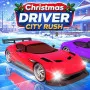Christmas Driver: City Rush is a thrilling festive vehicle simulation. Your objective is to conquer diverse holiday missions across a decorated metropolis. The main mission involves completing precision parking tasks, racing through traffic