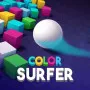Navigate a 3D obstacle course in the addictive Color Surfer. Roll your ball and only touch matching hues to win. Face challenging puzzles and master your timing today.