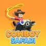 Cowboy Safari is an endless runner game. You will play as a daring cowboy in a race against the unpredictable wilderness. Your main goal is to tame animals, escape the chaos of wrestling, and avoid collisions with obstacles. 
