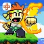 Dan the Man is an action-adventure game. You will fight through stages to get the highest score possible. The game has an epic arsenal of weapons and fighting skills to help you on your way.