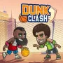 Dunk Clash is a fast 1v1 basketball game. This sports game focuses on street duels. You compete to score points in a short time. You control one player to jump, shoot, and steal the ball. Outsmart your rival to win matches and earn cash for power upgrades.