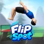 Master 3D aerial stunts in Flip Spot, a 3D physics stunt game. Execute precise midair rotations, land upright on elevated platforms, and beat tricky jump challenges now!