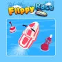 Flippy Race is a water racing game. The main goal is to race against other players and be the first to reach the finish line. You need to avoid hitting obstacles in the water.