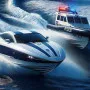 Jetstream Escape is a thrilling racing game. You pilot a speedboat through tight channels. The main goal is to outrun challenging threats to complete your laps. You must master the boost and drift mechanics to avoid coast guards.