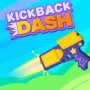 Can you make a weapon fly? Kickback Dash is a physics-based adventure. You use the force of a shot to travel across a colorful world. You must use the recoil from its own shots to make it move forward. 