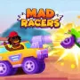 Mad Racers is a competitive racing battle game. You will drive specialized cars to defeat opponents. You need to fulfill daily races and challenges to secure free gems and valuable rewards. You save currency to acquire higher-tier, rarer cars.