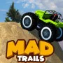 Mad Trails is a realistic physics-based driving game focused on technical rock-crawling. This playground uses soft-wheel physics and deforming tires for an authentic experience. You commandeer a truck across rugged hills and craggy obstacles. Start conquering the hills now!
