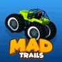 Mad Trails is a realistic physics-based driving game focused on technical rock-crawling. This playground uses soft-wheel physics and deforming tires for an authentic experience. You commandeer a truck across rugged hills and craggy obstacles. Start conquering the hills now!
