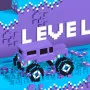 Mobil Bluegon introduces players to a promising new truck and stunning tracks. The game features a unique use of purple shades and beautifully designed blocky roads.