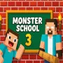 Monster School 3 is an imaginative block-style survival game. You team up with various monster characters, all facing a new school test. The challenges are inspired by the block-world style. Your objective is to use a special drawing ability to bypass traps.