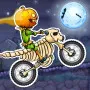 Moto X3M Spooky Land is an intense obstacle course driving game. You maneuver a stunt bike on 22 Halloween-themed tracks. The tracks are filled with tricky trials. Your main goal is to navigate all cunning traps and complete every level. 
