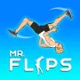 Mr. Flip is a platformer stunt game. You must perform backflips and land precisely on platforms to earn currency. Your main goal is to unlock every available skill. You need to conquer all 80 jumps across the levels. 