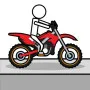 Stickman: Pocket Racing is a physics-based racing game. You will control a stickman rider across platforms, obstacles, and traps. Your main goal is to overcome all sixty levels. You need to collect all the gold stars and reach the finish line. 