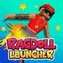 Ragdoll Launcher is a chaotic distance-tossing game. You propel a limp character through unpredictable environments using a large cannon. Your main goal is to maximize your travel distance and earn high scores. 