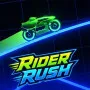 Ride futuristic bikes across glowing neon tracks in Rider Rush, a 2D neon motorcycle game. Master physics balance, color-switching mechanics, and tough obstacle courses today.