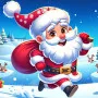 Santa Dash is an endless running game. Santa runs through snowy landscapes. The main goal is to collect coins. You do this while avoiding obstacles. The game has a festive winter theme.