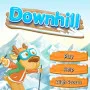 Downhill is an exciting arcade game. You help a young Deer on a mission. The Deer wants to descend a mountain and set a record for the longest run. Your goal is to navigate through obstacles and last as long as possible.