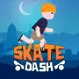 Experience the thrill of Skate Dash. Race through challenging obstacle courses, perform epic aerial tricks. Master your landing in this arcade skating game.