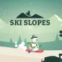 Ski Slopes is a skiing simulation game. Help a snowman glide down the mountainside to avoid a dangerous snowstorm. How far can you go?