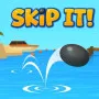 Skip It! is an engaging physics game that focuses on momentum and surface tension. You must master the art of skipping objects across water by calculating the best angles. Your primary objective is to maintain your velocity to reach distant milestones across the sea. 