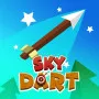 Sky Dart is a high-flying adventure where you control an arrow through a dangerous world. This game puts you in charge of a projectile after a powerful launch. You will collect coins and upgrade your stats to unlock the full potential of your bow.