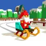 Sliding Figure is a delightful Christmas-themed game. You help Mr. Santa slide through slippery, zigzag snowy lanes in a beautiful pine forest. The main goal is to collect Christmas gifts for children. 