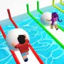 Snow Ball Racing Multiplayer is a winter ball racing game. You must roll and build the biggest snowball possible before the race begins. You will launch the massive snowball down a slope to achieve the greatest distance.