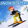 Snow Blazers is a competitive winter sports simulation. You navigate a professional skier down a dangerous mountain slope. Your main goal is to cross the finish line before your rivals. You must pass through every designated gate to maintain your racing line.