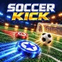 Soccer Kick brings a different kind of football match. No players run across a pitch. You just move circular discs to hit a ball. Each team gets five discs on a top-down field. 