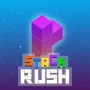Stack Rush is a fun 3D stacking puzzle game. It has simple rules but demands high skill. You must rotate a platform to catch falling colorful blocks. Your main objective is to stack the blocks perfectly to clear complete layers.