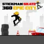 Stickman Skate: 360 Epic City is a unique mix of sports and action survival. You play as a skater moving through a dangerous urban arena. Your main goal is to complete 40 levels. You can fight enemies while maintaining your skate flow. 
