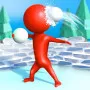 StickMan Snow Fight is a fun winter game. Players control a stickman character in a snowy area. The main goal is to dodge snowballs from enemies.