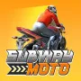 Subway Moto is a high-speed survival driving game. You are trapped on a dangerous railway. You must ride your motorcycle as fast as you can to get out. The game is a very tense race for your life against a lot of deadly obstacles.
