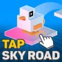 Tap Sky Road is an exciting aerial adventure game. Players will jump over vehicles and conquer city rooftops. The main objective is to test your jumping skills while navigating through a bustling urban landscape.