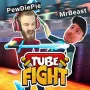 Tube Fight operates as a physics-based duel application. This software drops you directly into a crowded colosseum arena packed with abstract obstacles and vocal spectators.