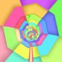 Race through a cool 3D tunnel in Tunnel Rush. It features a neon-lit tunnel with endless obstacles. Your main objective is to navigate your orb through the tunnel. You move along the walls to find clear paths. 