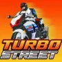 Turbo Street is a motorcycle racing game in an urban setting. The game emphasizes the feeling of riding. Players will compete against fierce opponents while avoiding obstacles. The game’s objective is to be the fastest racer. 