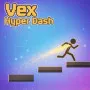  Vex Hyper Dash is a fast-paced survival platformer. Your goal is to run and jump from platform to platform. You must avoid a lot of different hazards that will get in your way. 