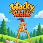 Wacky Walk is a funny arcade game about walking on stilts. Avoid gaps, cross tricky paths, collect new characters. Let’s try to reach the finish without falling. 