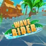 Wave Rider is a summer racing adventure. You control a powerful jet ski on an endless wave of excitement. You must survive the water to reach a high score. You should dodge obstacles and collect coins. Your goal is to buy better surfing gear.